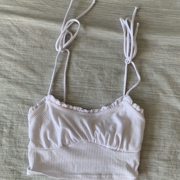 White tie crop top - Picture 3 of 4